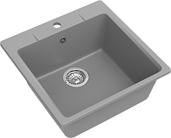 Ewigstein Мойка кухонная Gerd 50 серый металлик – фотография-1